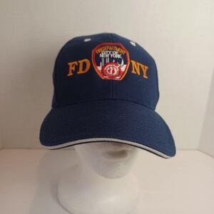 FDNY Hat Baseball Cap Fire Department New York City Souvenir‎ Navy